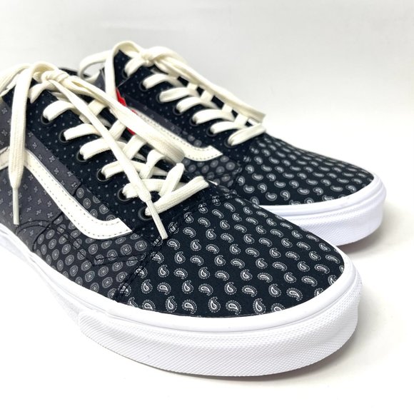 Vans Old Skool Black Womens Size Low Top Skateboarding White Canvas VN0A3WKT9XJ - Picture 4 of 11